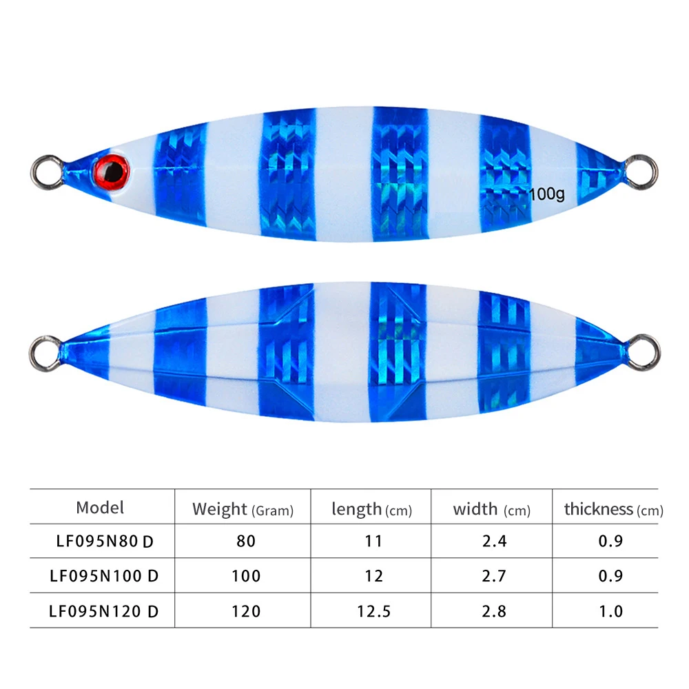 Peche Flash Fishing Lure 80g 100g 120g Casting Bait Iscas Artificiais Spinnerbait Reflective 3D Eyes Vertical Jigging Lures