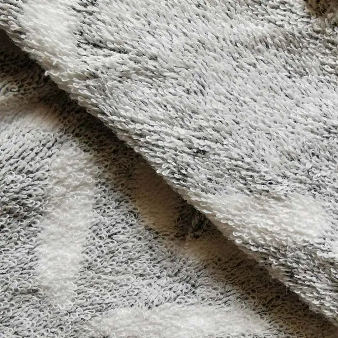 
Green Leaves Design Black Pompom Edges Cotton Print Round Beach Towel 