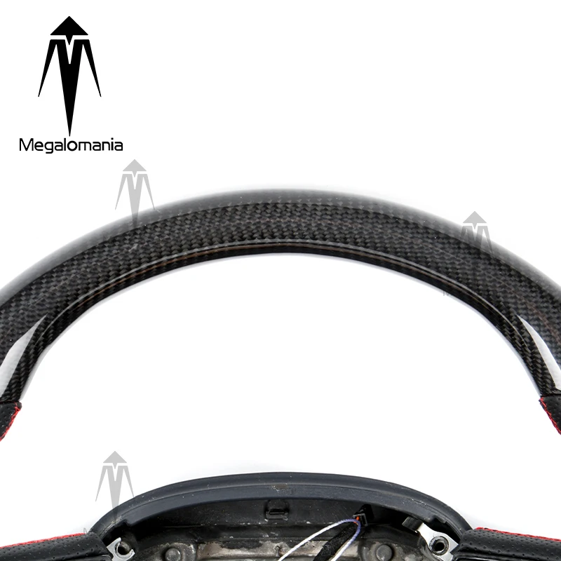 Fit For JEEP Wrangler JL Grand Cherokee SRT LED Carbon Fiber Steering Wheel