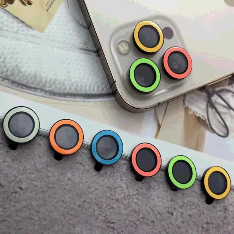 Camera Luminous Lens Glass Protector Independent Mobile Phone Camera Protective Film Anti Scratch For iPhone 14 14 plus
