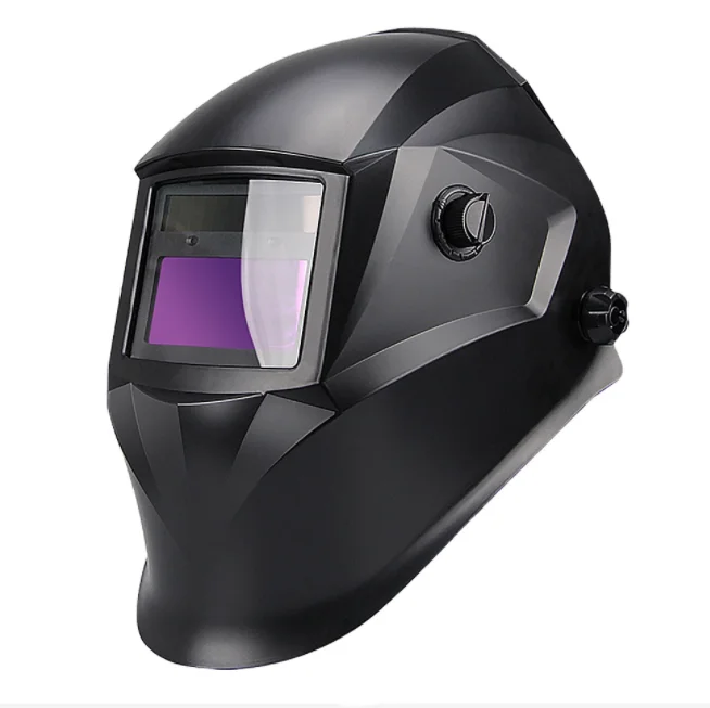 EN379 large visible screen solar automatic adjustable welder mask headband welding mask shield hood