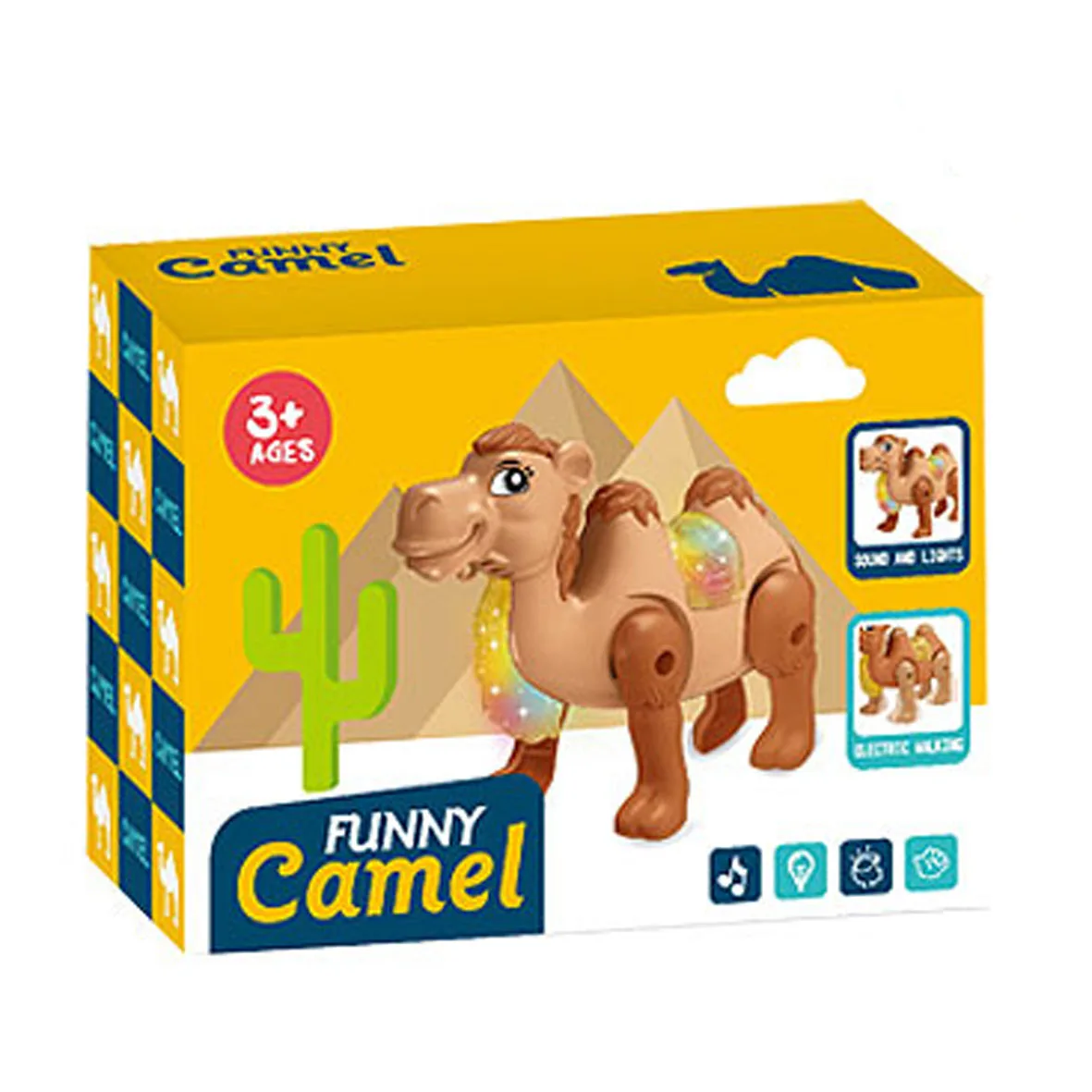 Hot Sale Electric Toy Animal Walking Camel Toy With Light and Music for Kids