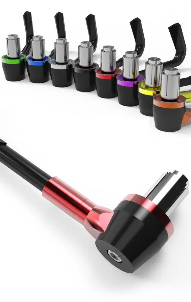 Universal 7/8in 22mm CNC Aluminum Handlebar Brake Clutch Lever Hand Guard Protector for Motorcycle, Motorbike, Scooters