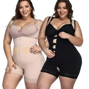Women Full Body Shaper Slip Suit Power Shapewear Waist Trainer Girdle Slim Corset Tummy Control Bodysuit Post Surgery