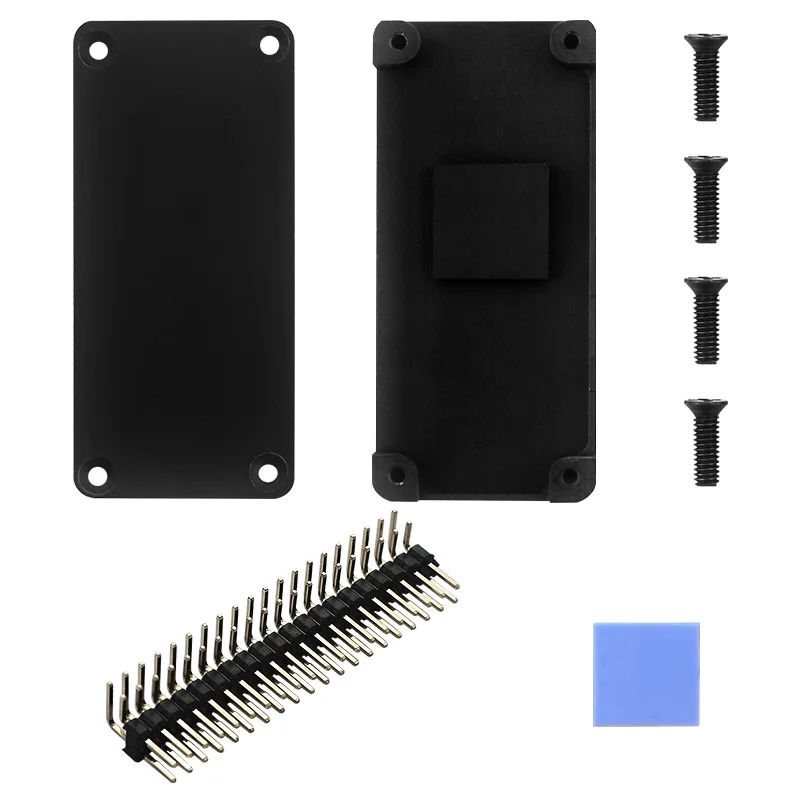 Raspberry Pi zero 2W Aluminum Alloy Shell Raspberry Pi zero 2W Heat Dissipation Protective Shell with Pin Arrangement