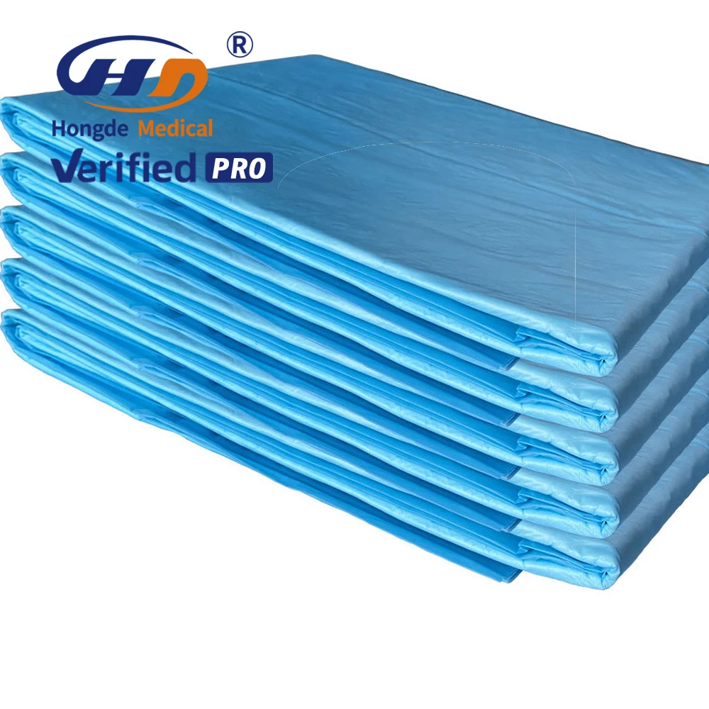 Medical Disposable Absorbent Incontinence Underpad Bed Pad Non Woven Fabric Plain Woven Dry Surface America Fluff Pulp