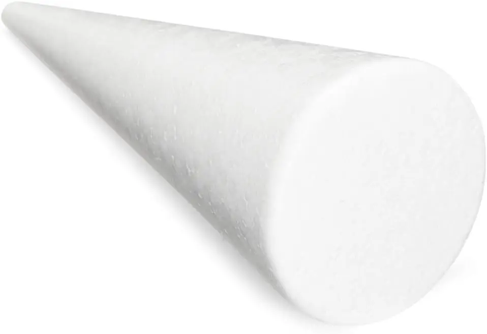 Various Sizes White Foam Cone For Flower Arrangement Cake Crafts Christmas Trees Festival Decorations