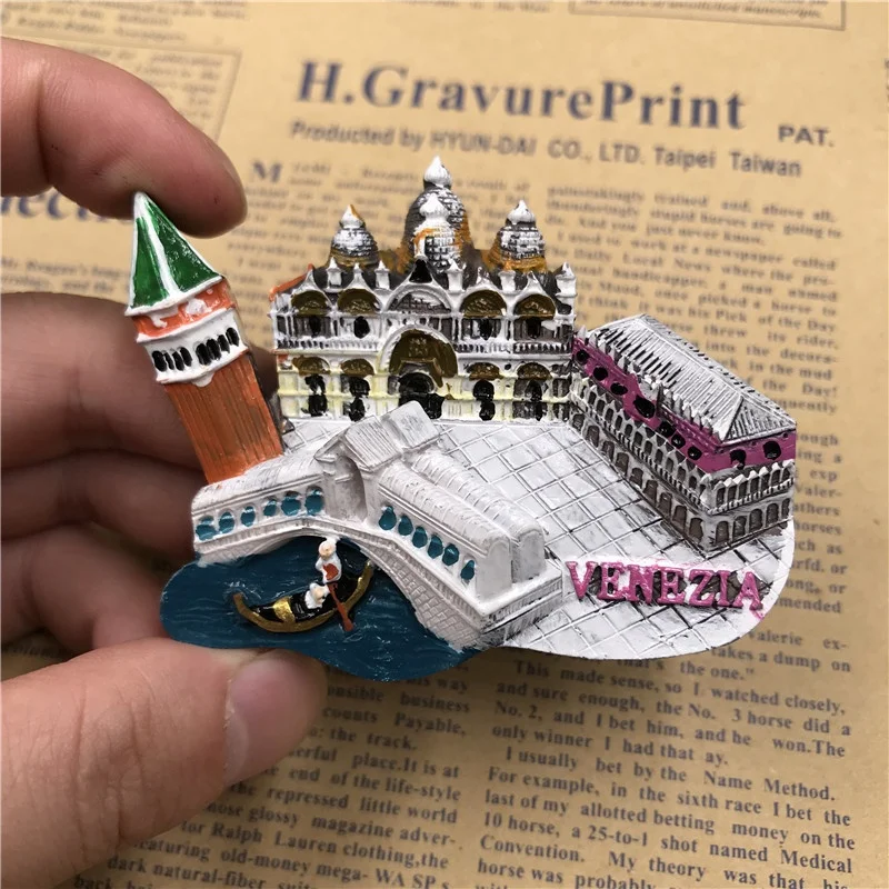 
Thailand Phuket Singapore Merlion Panoramic Travel Souvenir Creative Three-Dimensional Resin Fridge Magnet 