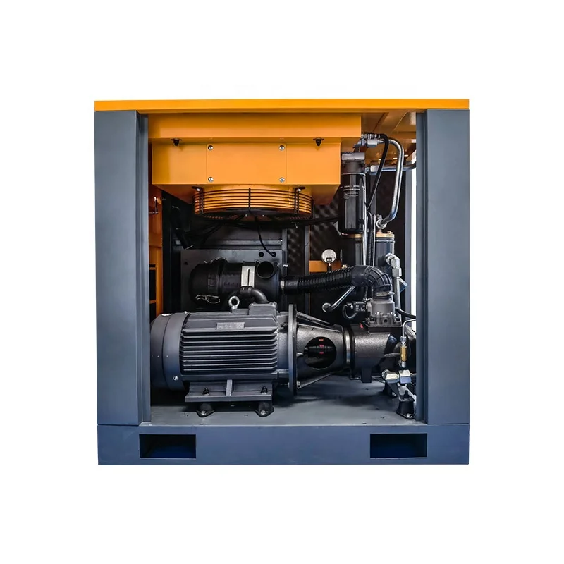 Permanent magnet variable frequency screw air compressor 22kw industrial grade