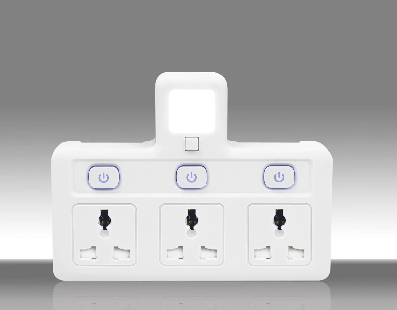 USB charging one to three to four split control multiple switches with night light converter  conversion socket conversion plug