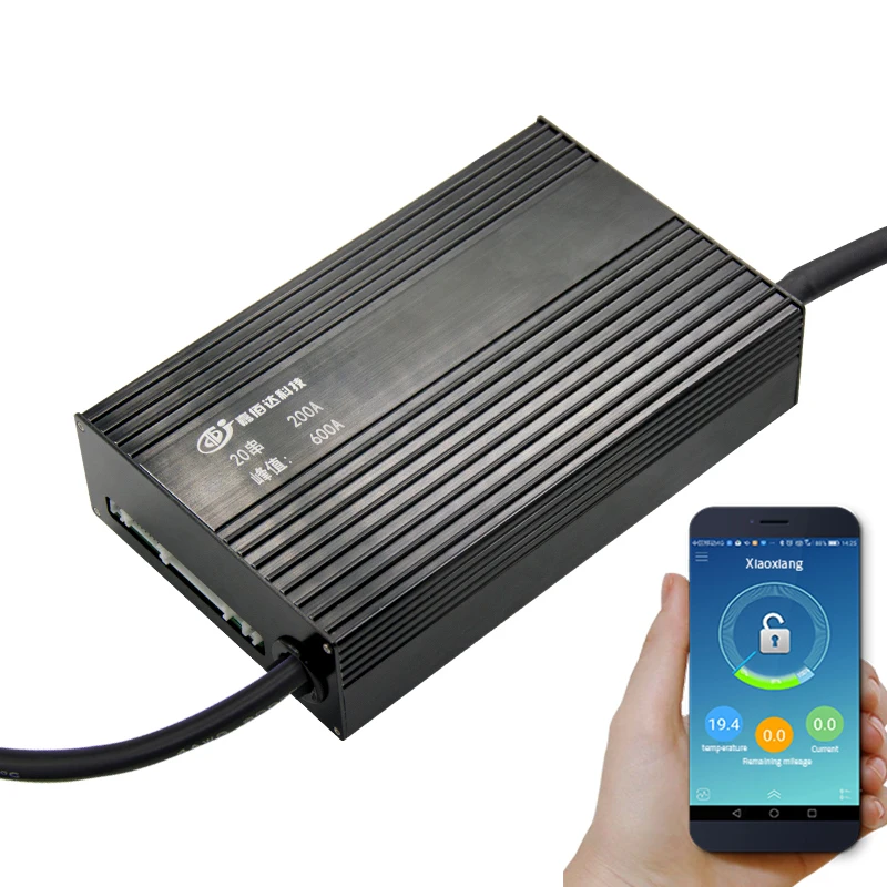  Рекламная акция smart 7S 24V 10s 36v 13S 48V 20S 72V 200a Li-ion uart bms для литий-ионного