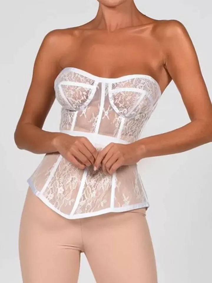 Custom Underbust Lace Up Corset Top Plain Corset Top Black Strapless Corset