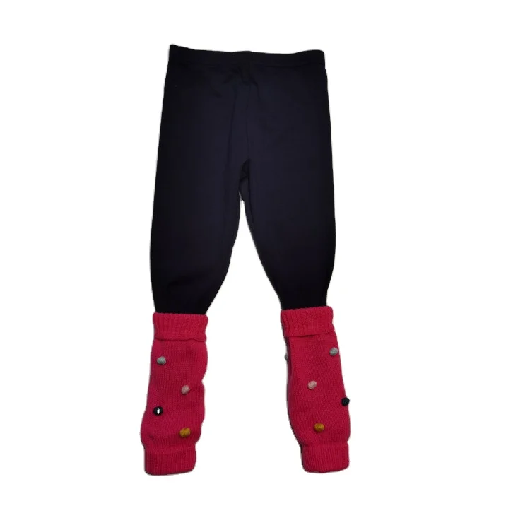 
Girls Cotton Leggings kids pants Baby knitted trousers clothes for children 