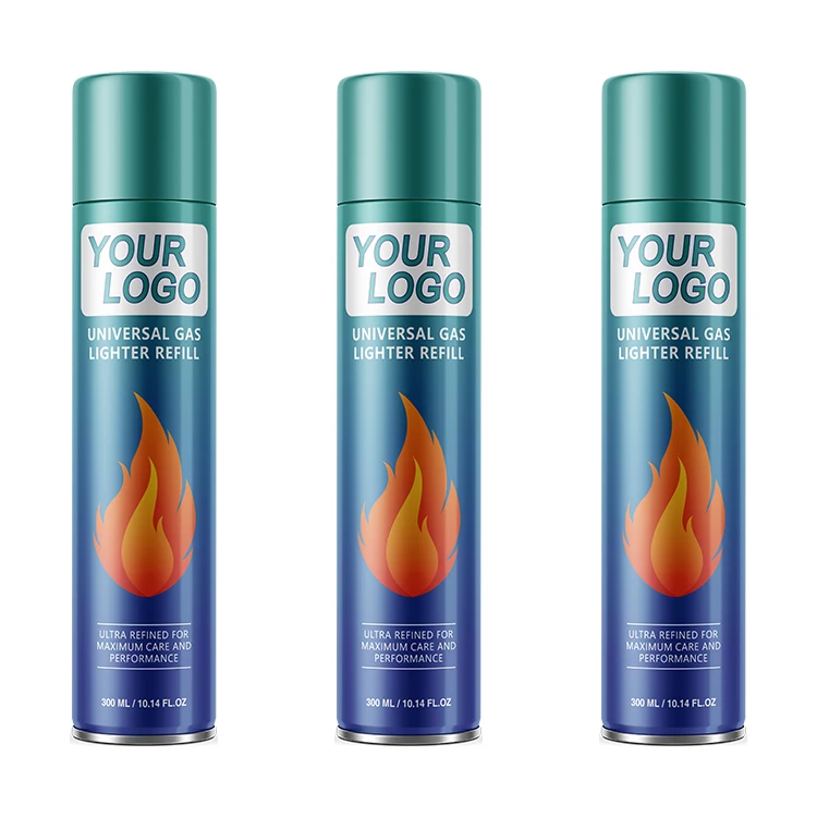 High Quality Portable Large Capacity Purified Butane Gas Canister For Lighter