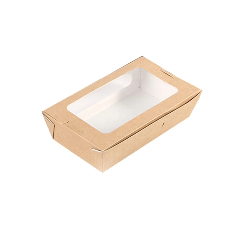  Wholesale Biodegradable Takeaway Delivery Eco Friendly Paper Lunch Box Fast Food Packaging Containers With