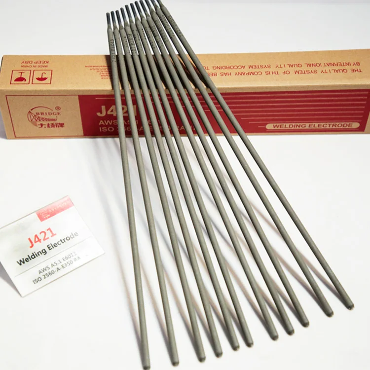 Tianjin Bridge welding rods AWSE6013/J421 welding electrode factory direct supply