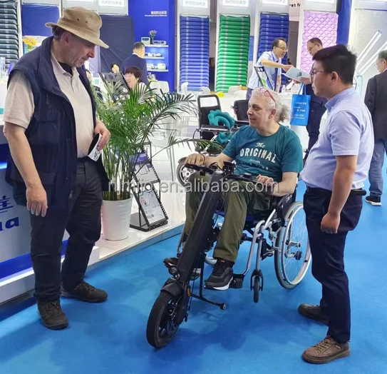 MIJO MT01 скутеры для инвалидов электрическая консоль инвалидных колясок воздушные колеса Электрический зарядный ручной велосипед