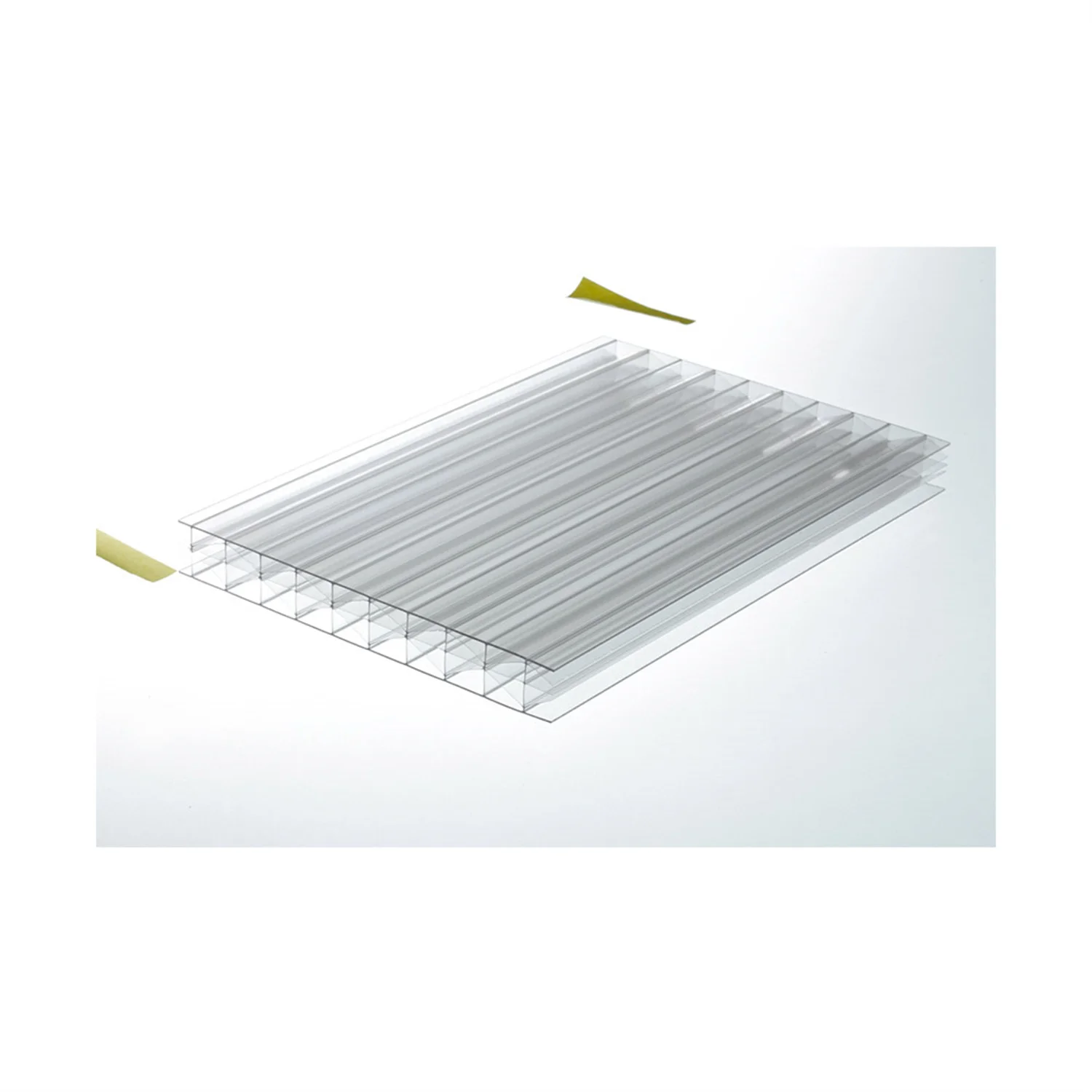 Five Wall X- Structure 40mm thick honeycomb polycarbonate hollow sheet