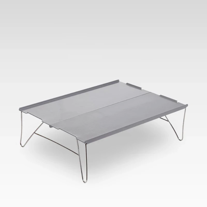 KingGear Lightweight Mini Folding Table Outdoor Kitchen Table Aluminium Small Folding Camping Table