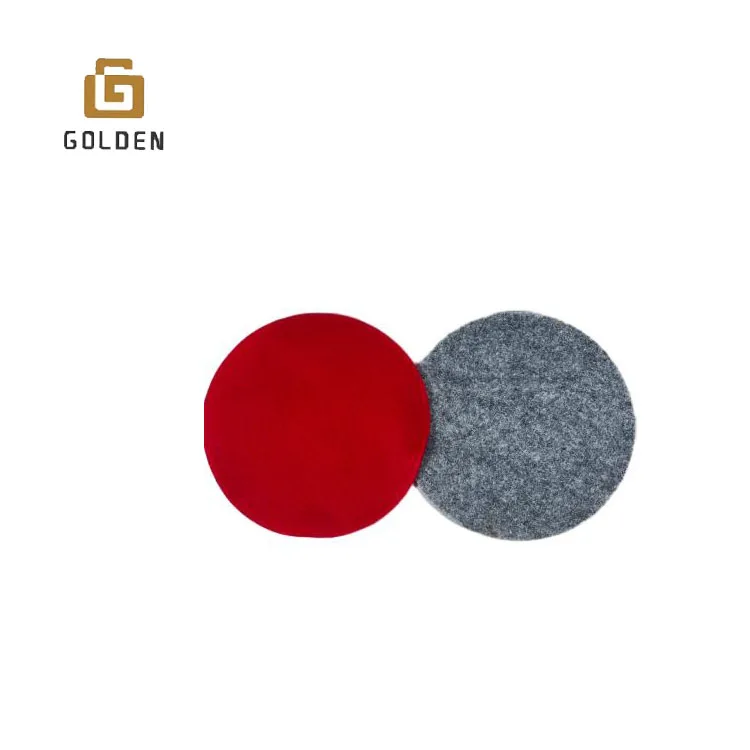 Golden Punch Needle Pillow Mushroom Tote Felt Bag Thick Grow Bylon Acrylic Stiff Printed Rpet Felt Fabric Needle Punched Felt