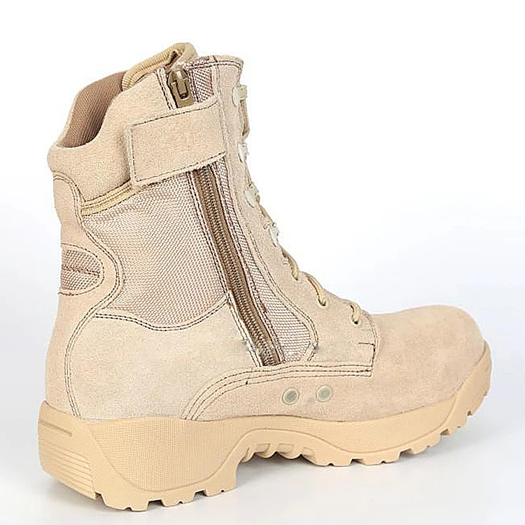 China wholesale suede leather patrol Combat shoes