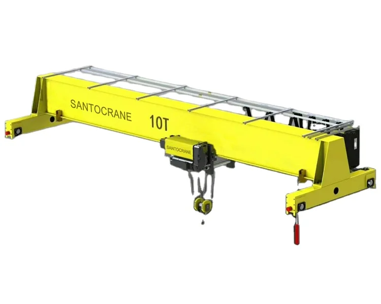 Traveling Single Girder Bridge Cranes Price European Type Overhead Crane 5 Ton Capacity 6.3 10 12.5 20