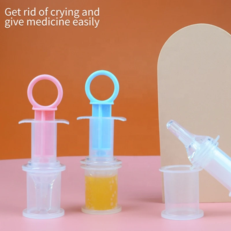 Wholesale prices Hot Selling Oral Syringe anti choking Baby medicine feeder dispenser baby feeding set with Pacifier Head