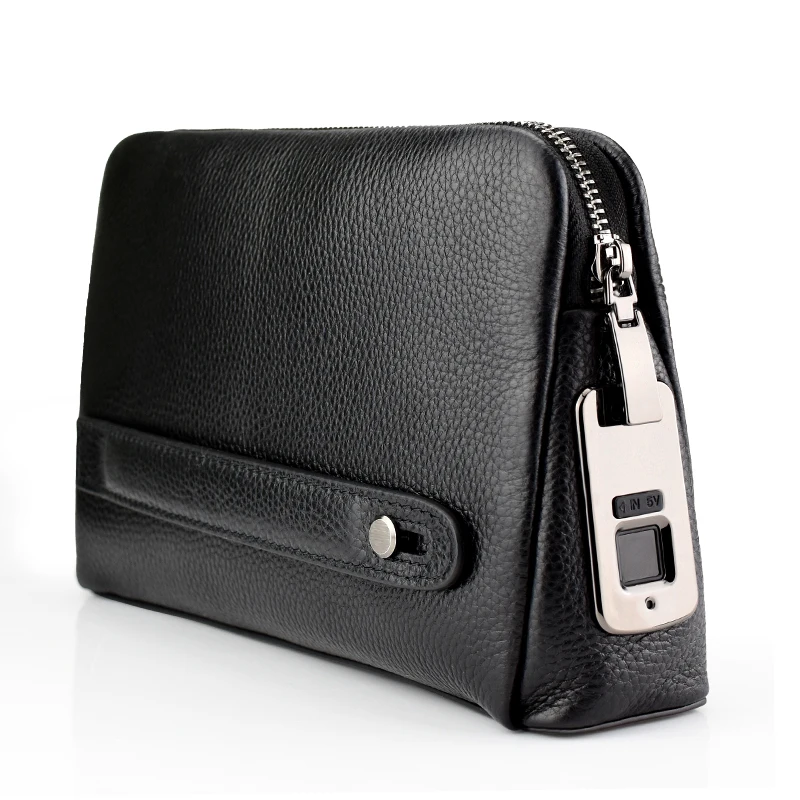 
Fingerprint electronic case lock advanced portable smart bag high quality anti-theft bag 
