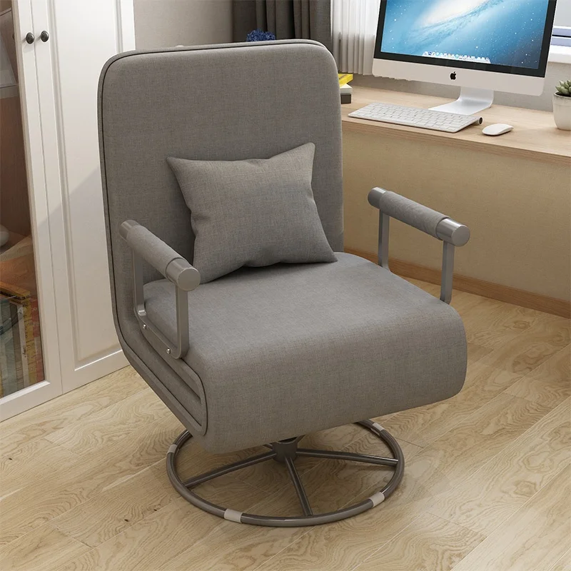 Modern Furniture Sofa Bed Rest Lunch Break Folding Single Home Theater Hospital Office Fabric Stainless Steel Sofa Chair 10pcs