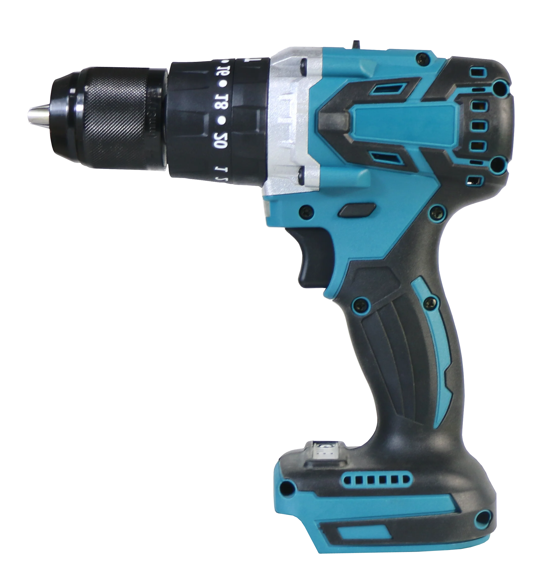 21V Electric Cordless Drill  Lithium Rechargeable Brushless Electric Impact Drill for Makita 21V Battery
