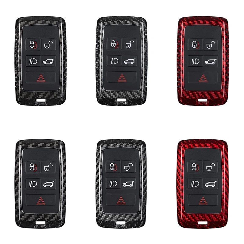 T-carbon factory directly Auto supplies carbon key bag fit for new Land rover Range rover carbon fiber car key case Cover