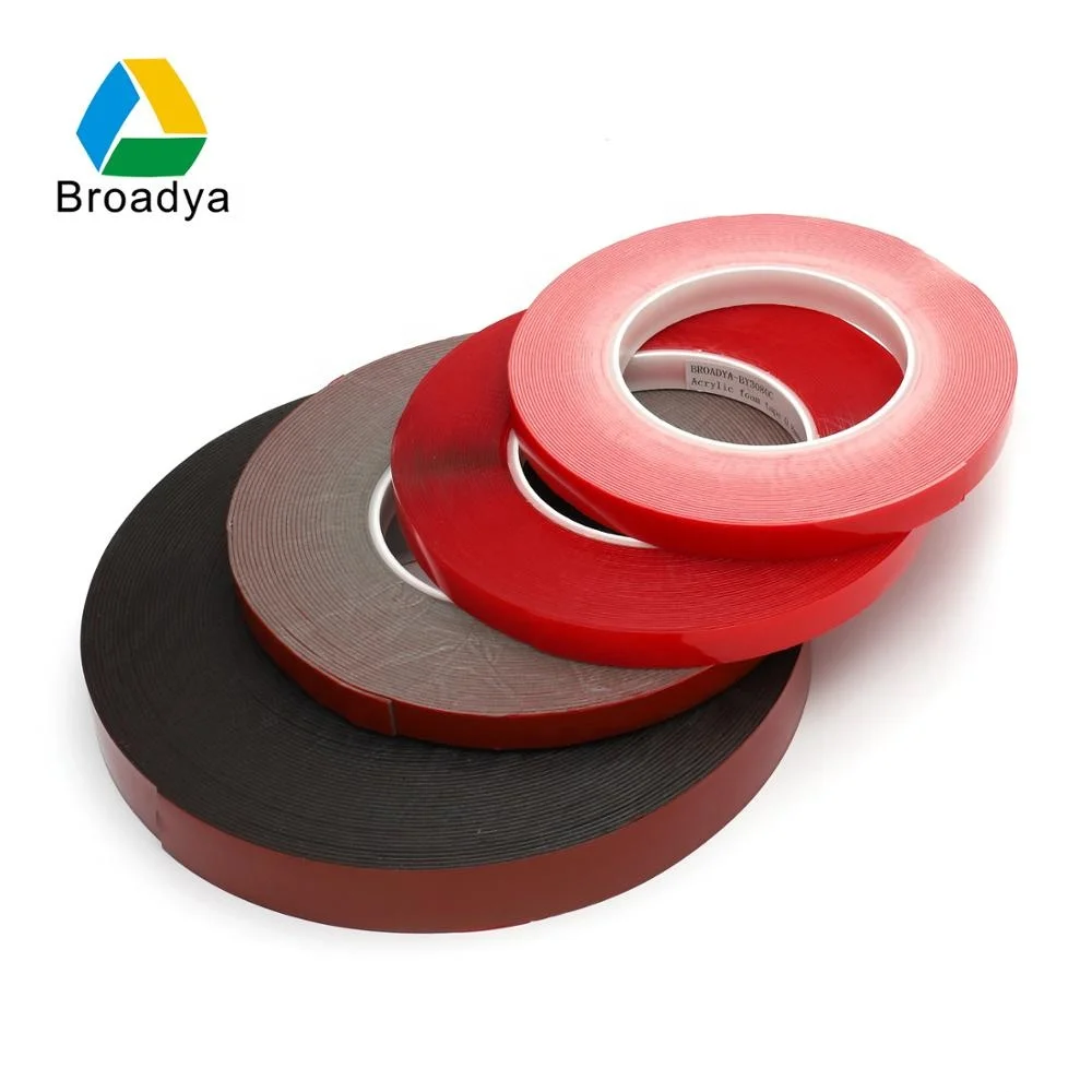 Professional manufacturer very high bond tape double Sided Acrylic foam tape  For Glass Curtain Wall Application