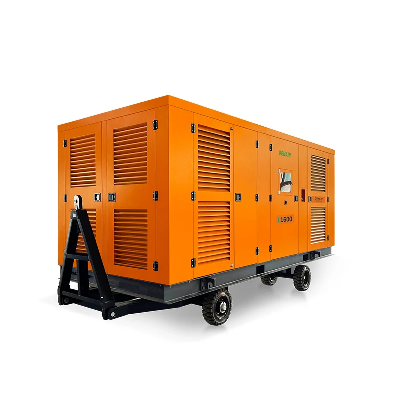 Long-lasting performance and class 0 oil free air directly diesel driven air compressor