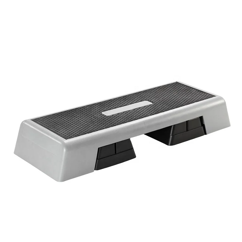 Aerobic Stepper Gym Equipment Fitness Exercise Step Platform Trainer Adjustable Height Workout Aerobic Stepper Step Platform