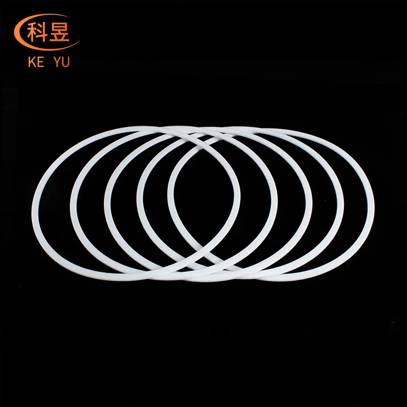 Factory supply PTFE gasket0Type seal ring Teflon flange White Shim can be customized
