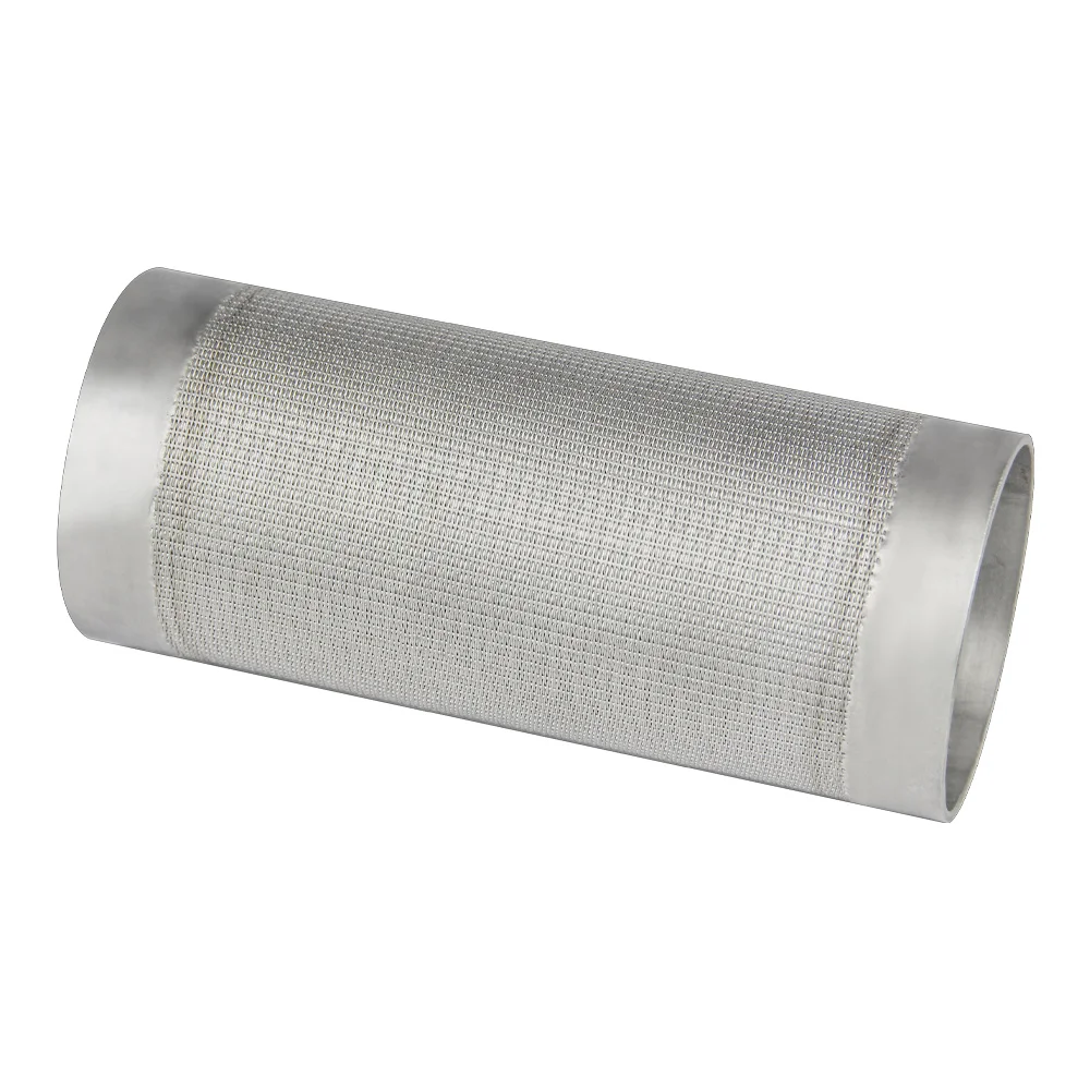 304 316L stainless steel Filter 200 micron pleated filter element for water treatment