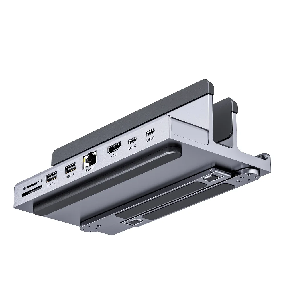 Xfanic 7 в 1 usb-концентратор с подставкой HDMI Type C USB 3,0 SD/TF кардридер PD USB C док-станция для ноутбука