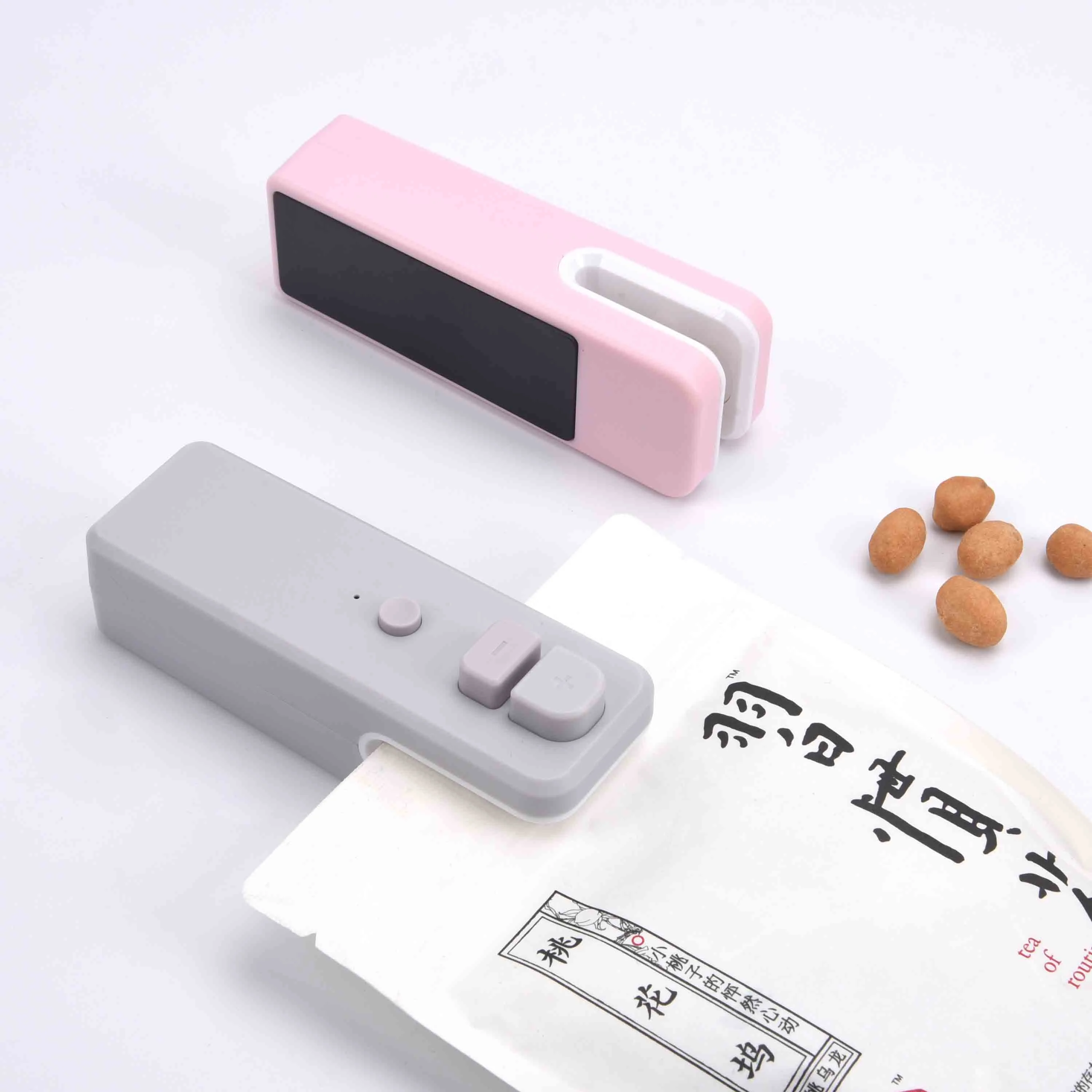 Kitchen Appliances Portable Mini Sealing Machine Mini Bag Sealer usb Rechargeable Snacks Potato Chips Sealer Machine