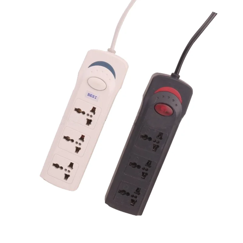 Оптовая продажа из Китая, 3 степенями свободы Универсальный EU UK Штепсель Удлинительный кабель удлинитель несколько розетка электрическая нагревательная плита мощность на выходе