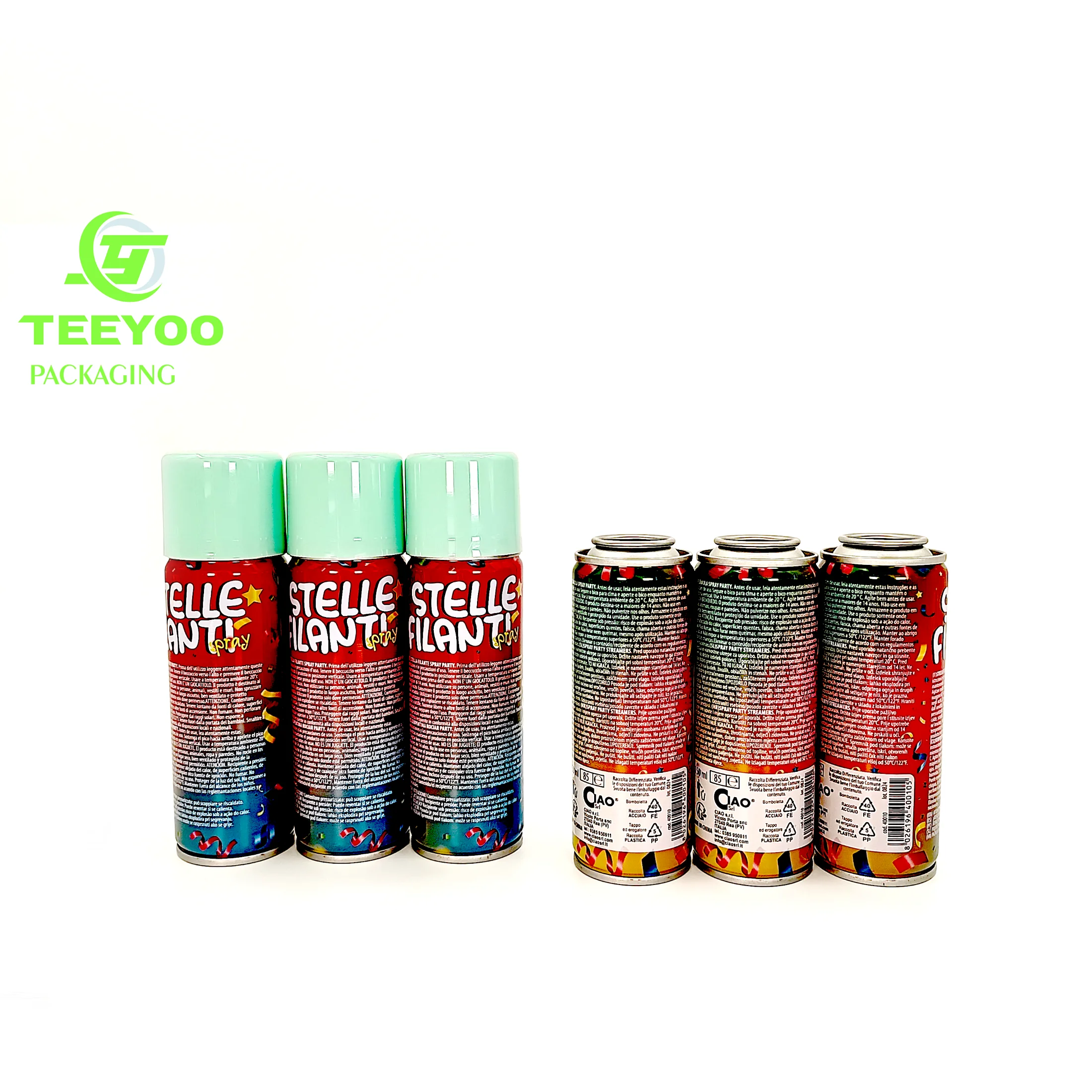 Hot Sale Customized Empty Spray Cans 500ml Tin for Ribbon and Butane Gas for Aerosol and Paint Use