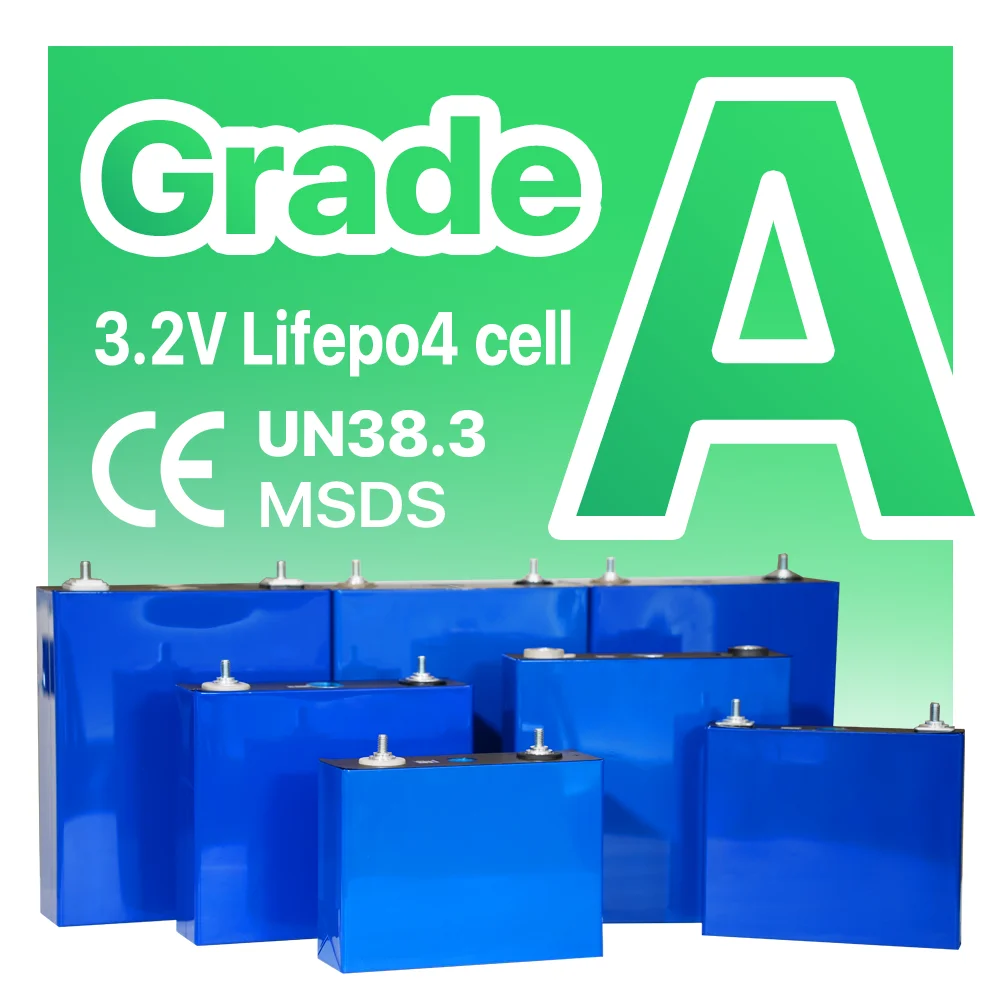 Eu Us Stock 280Ah Lifepo4 Battery 3.2V Lf280K Grade A 6000 Deep Cycle Lifepo4 280Ah Lithium Ion Batteries Cell For Solar Systems