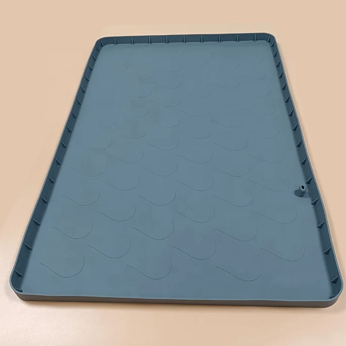 Extra large size heavy Under Sink Mats For Kitchen , Waterproof Design With Kitchen Sink Splash Guard,silicone under sink mat