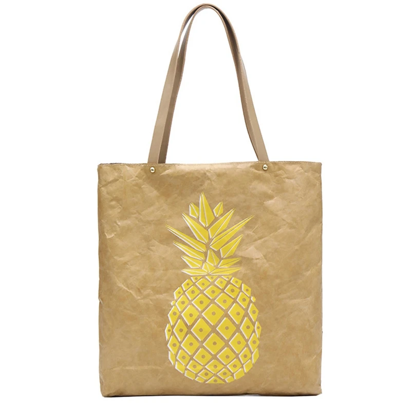 High quality custom durable waterproof reusable tote dupont paper beach tyvek shopping bag