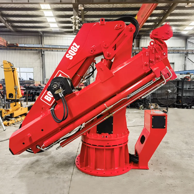 hydraulic marine engine crane electric small lifting rc 8 ton cranes