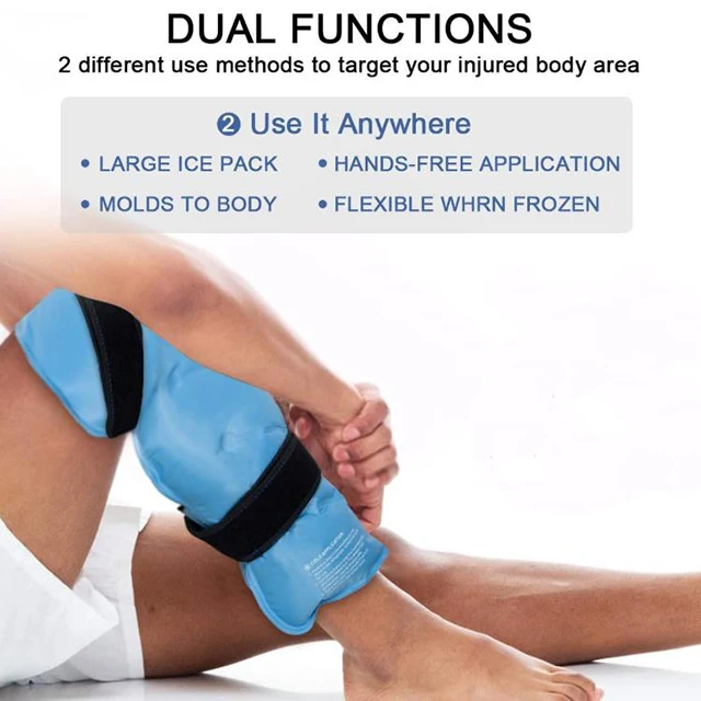 Multifunctional reusable heat hot cold gel cooling ice cold packs for injuries