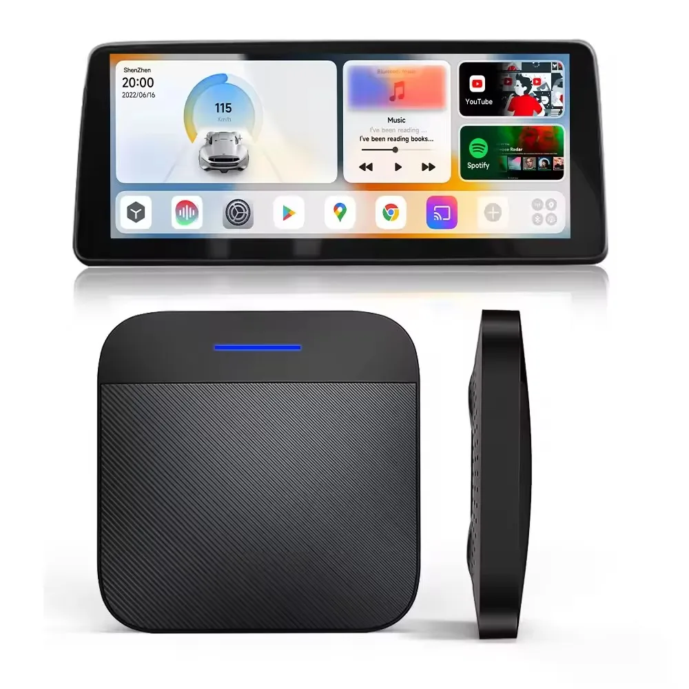 Universal Wireless Carplay Dongle 4G Sim card Ai Box Mini Android Auto Adapter Apple GPS Youtube Netflix Car Multimedia Play