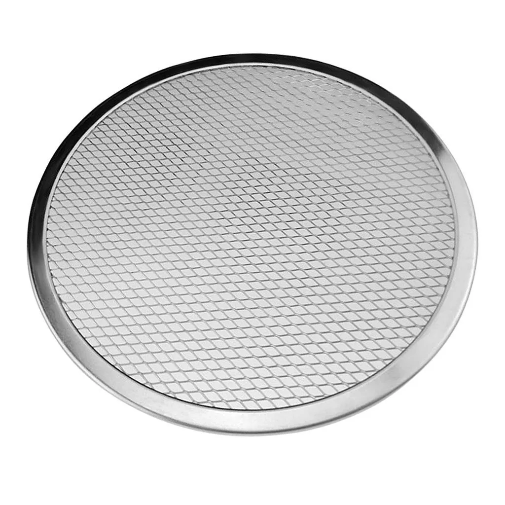 6/8/9/10/12/14 Inch Aluminum Alloy Non Stick Mesh Net Bakeware Accessories Pizza Screen, Baking Tray Cookware Kitchen Tool