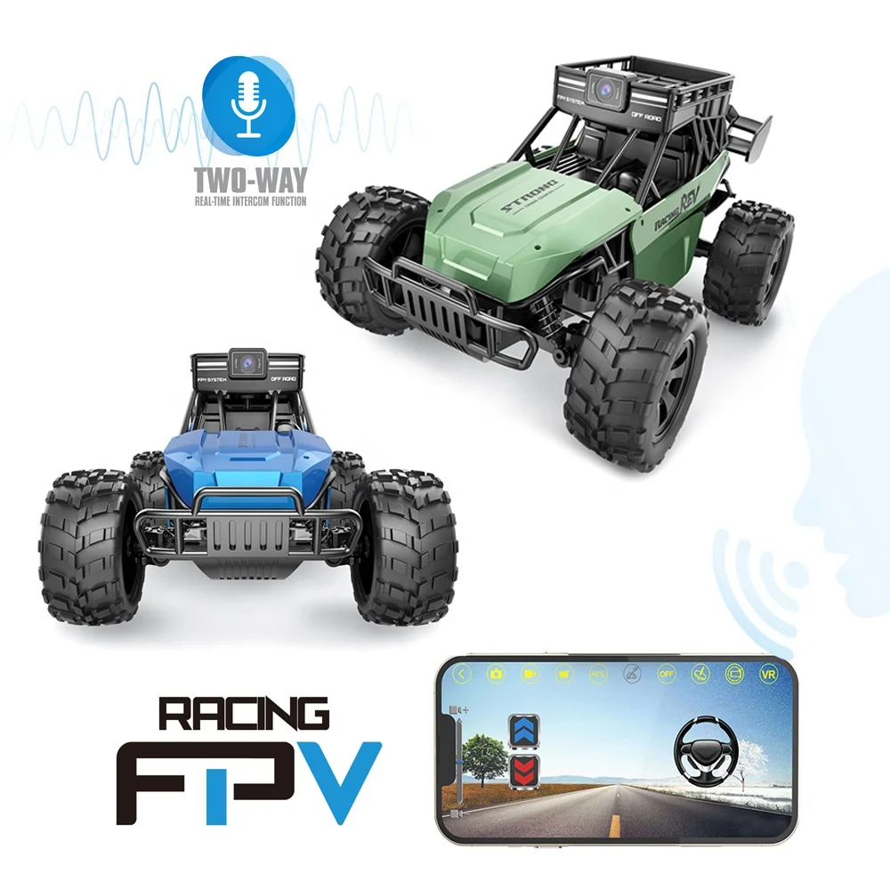 5G WIFI Long Range Real-Time Two-Way Voice Chatting RC Car FPV Radio-Controlled Toy Car With 1080P Camera For Adults