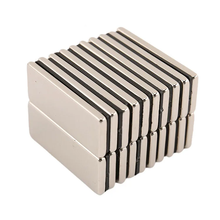 Customized N45 Large Neodymium Magnets Block 20X50x5 Ndfeb Iman De Neodimio N52 Neodymium Magnet 40X20x10