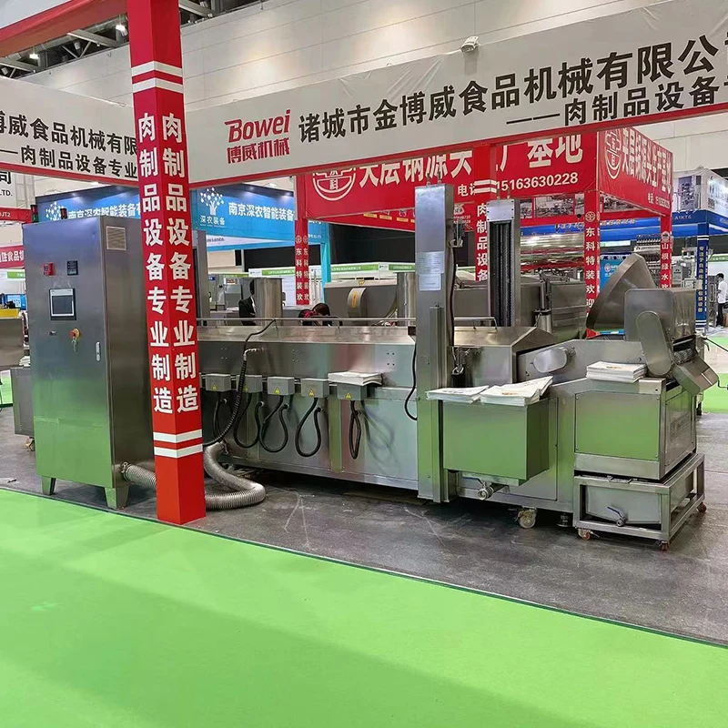 Large-scale Oil-Water Separation Frying Production Line  Potato Chips Frying Equipment